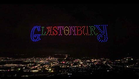 Glastonbury Festival Drone Show Richard Elliott Aerial Filming