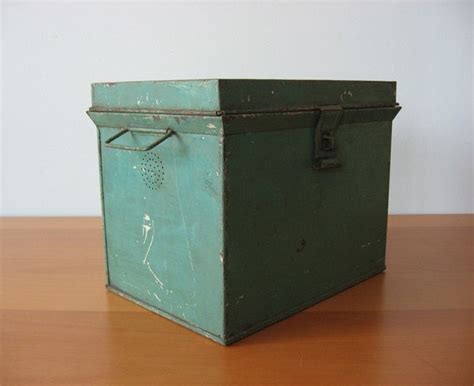 Vintage Metal Bread Box