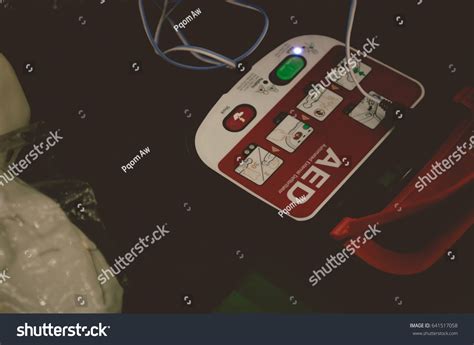 Cpr Cardiopulmonary Resuscitation Aed Automated External Stock Photo 641517058 | Shutterstock