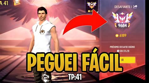 PEGANDO DESAFIANTE SOLO E SEM DOBRO NA TEMPORADA 41 DO FREE FIRE YouTube