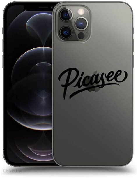 Silikonowe Prze Roczyste Etui Na Apple Iphone Pro Picasee Black