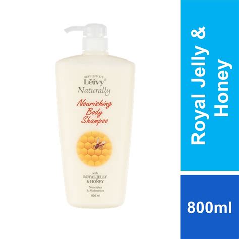 Leivy Naturally Shower Cream Royal Jelly Honey Pump 800ml