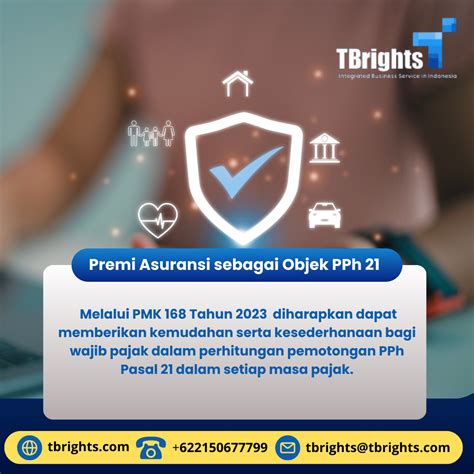 Premi Asuransi Sebagai Objek PPh 21 TBrights Offices Tax Consultant