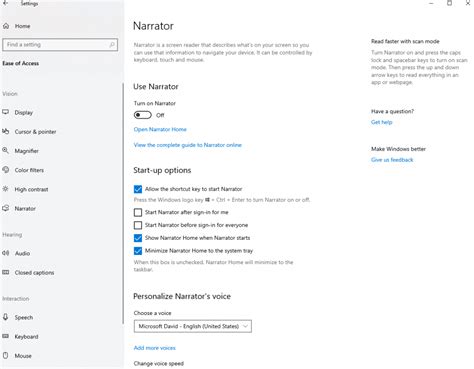 How To Turn Off Narrator Windows 10