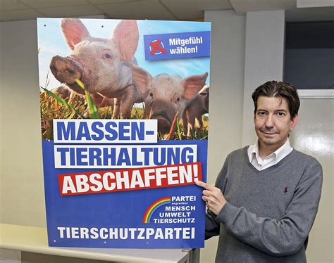 größte der kleinen Parteien Tierschutzpartei hofft auf