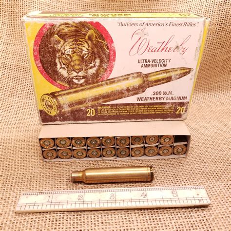 Weatherby Headstamp 300 Weatherby Magnum Once Fired Brass Pack Old Arms Of Idaho Llc