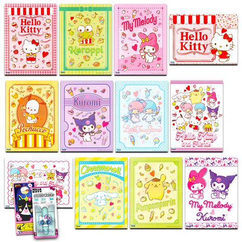 Amazon.com: Hello Kitty Poster Set - Hello Kitty Room Decor Bundle with ...