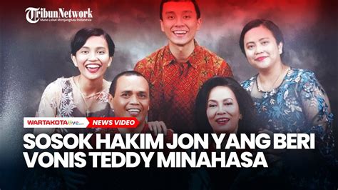 Sosok Ketua Hakim Teddy Minahasa Yang Vonis Lebih Ringan Dibanding