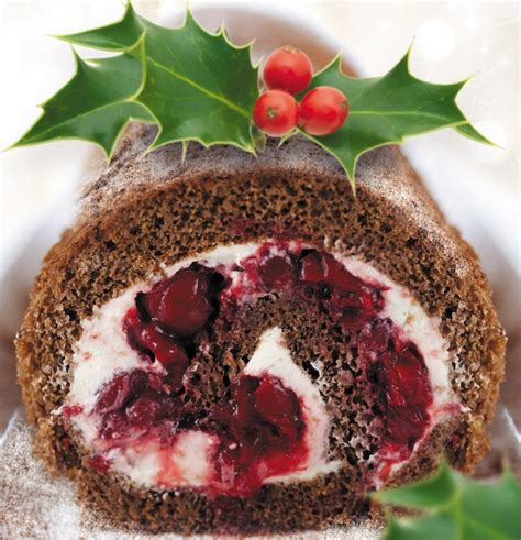 Try Our Delicious Chocolate And Black Cherry Yule Log Recipe Today