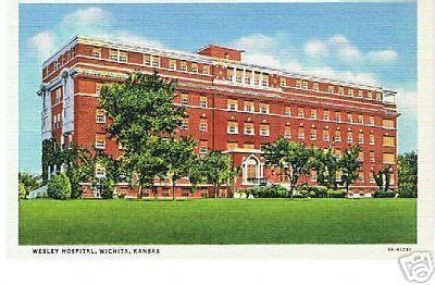 Wesley Hospital Wichita Kansas 1918 Unused Postcard | eBay | Wichita ...