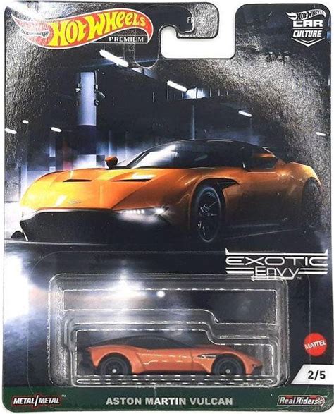 Hot Wheels Premium Car Culture Aston Martin Vulcan Orange Exotic Envy