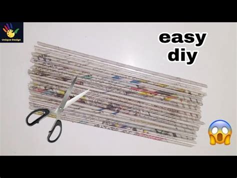 Diy How To Make A Newspaper Craft Idea Best Use Of Old Newspaper