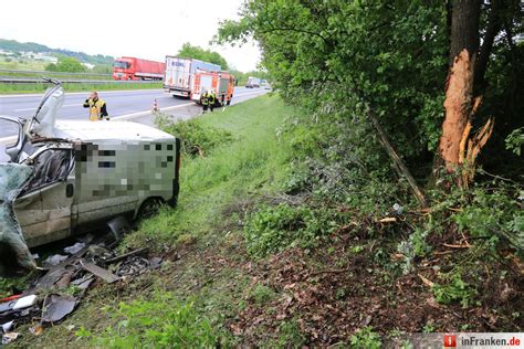 Schwerer Unfall auf A3 zwischen Geiselwind und Schlüsselfeld