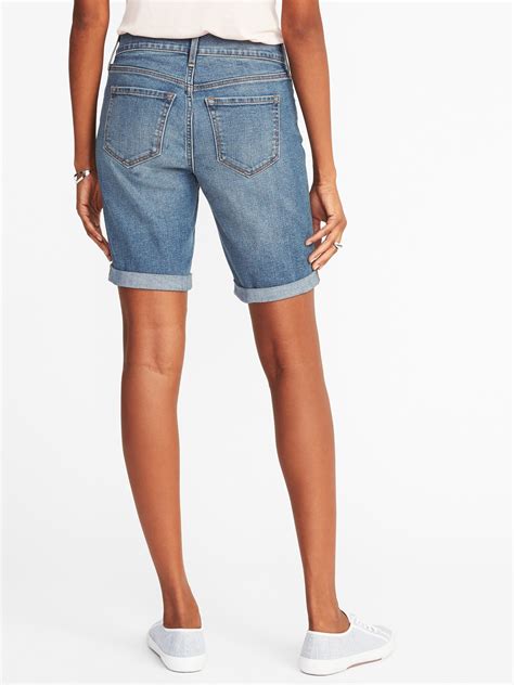 Slim Bermudas For Women 9 Old Navy