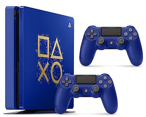 Console Playstation 4 Ps4 édition Limitée Days Of Play 2018 Bleu