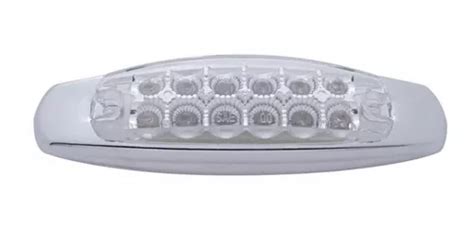 Luz Plafon Tipo Peterbilt 12 Led Mica Clara Ambar No 14638 MercadoLibre