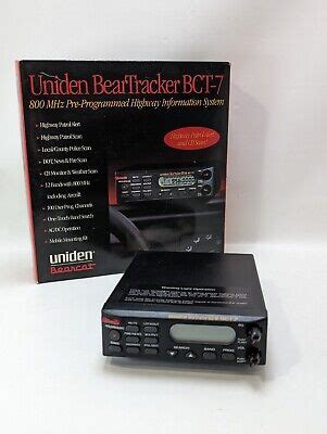 Uniden Beartracker Mhz Bct Police Fire News Highway Radio Scanner