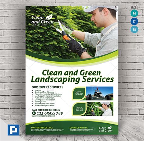 Garden Services Flyer Psdpixel