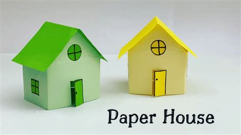 How To Make Easy Paper House For Kids Nursery Craft Ideas Paper