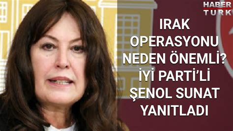 İYİ Parti li Şenol Sunat yanıtladı Kuzey Irak operasyonu neden önemli