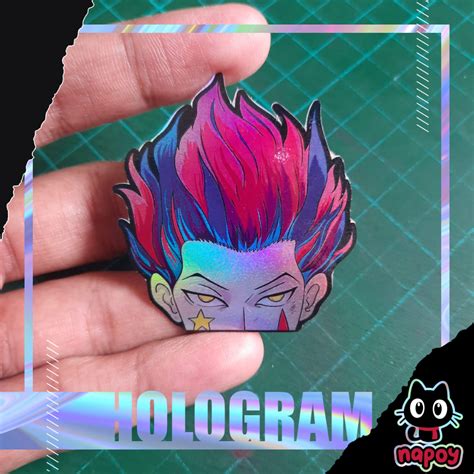 Jual Stiker Hologram Anime Hunter X Hunter Hisoka Shopee Indonesia