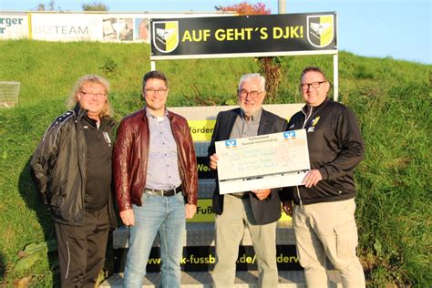 DJK Förderverein spendet für Beregnungsanlage DJK Neustadt