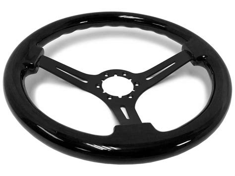 1965 69 Ford Falcon Steering Wheel Kit Black Ash Wood St3073 Vsw