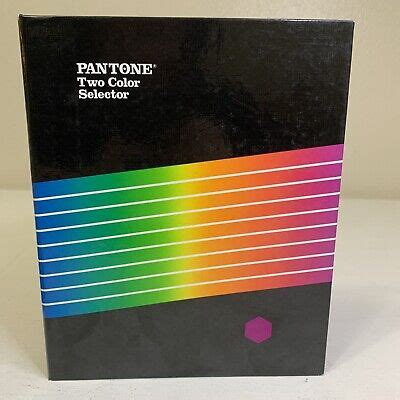 PANTONE TWO COLOR Selector Binder The Pantone Library of Color 1985…. £ ...