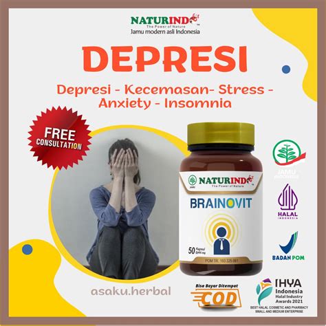 Jual Suplemen Anti Depresi Anxiety Insomnia Obat Penenang Pikiran