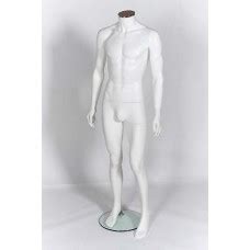 Yorkshire Displays Ltd Male Headless Matt White Plastic Mannequin 334