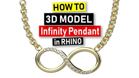 How To Create An Infinity Pendant In Rhino 2019 Rhino 3D Jewelry CAD