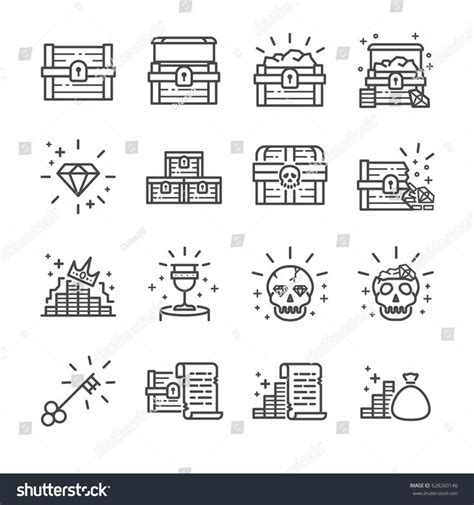 Treasure Maps Treasure Chest Doodle Art Doodle Ideas Map Icons