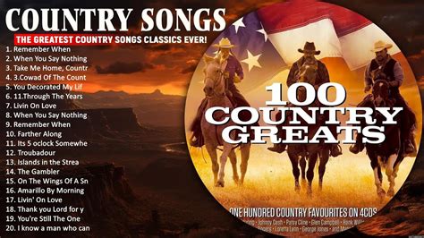 The 100 Best Country Songs Of All Time ☀️ Country Music Oldies ☀️ Top