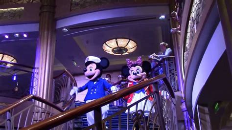 Disney Character Greetings Aboard Disney Cruise Ship Fantasy Youtube