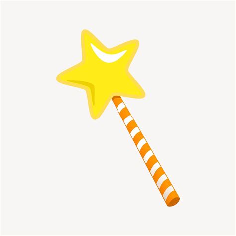 Magic Wand Clipart Illustration Vector Free Vector Rawpixel