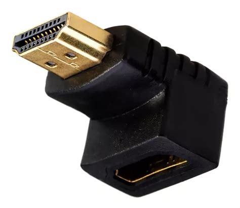 Adaptador Hdmi 90 Graus Em L Macho X Fêmea P Tvs Em Painel