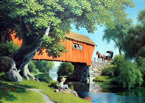 Covered Bridge By Paul Detlefsen By Myshamelessfetishes On Deviantart