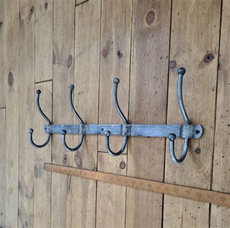 Utility Iron Coat Rack 4 Hooks Livs Solihull