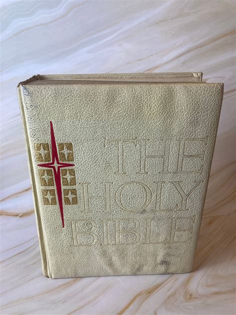 Large Catholic Bible 1966 Ref X82 My Vintage Bibles