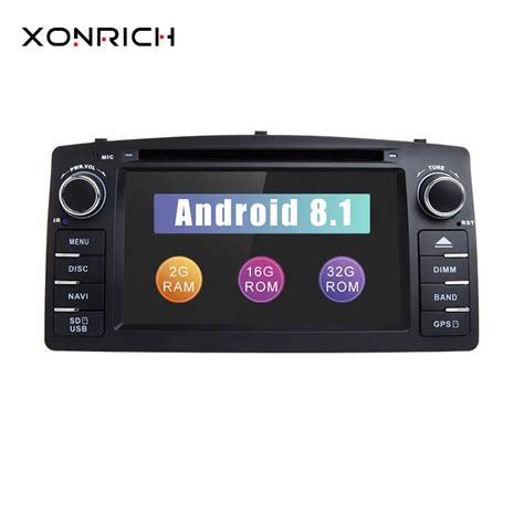 Xonrich 2 Din Android 8 1 Car DVD Player For Toyota Corolla E120 BYD F3