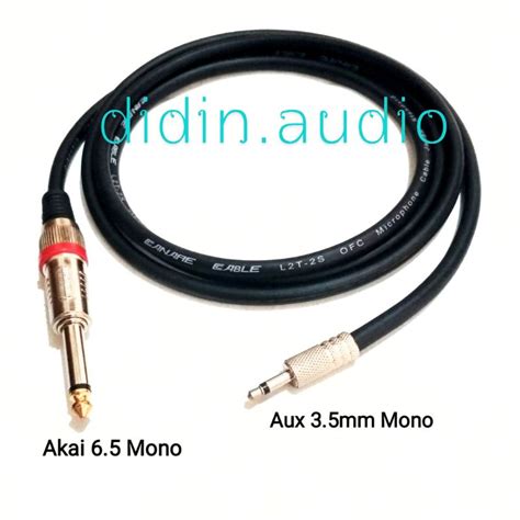 Jual Kabel Canare Mini Ts Aux Mm Mono To Ts Akai Mm Mono Shopee