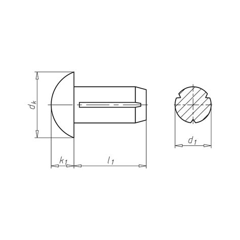 Goupille cannelée ISO 8746 acier simple pour Professionnels WURTH