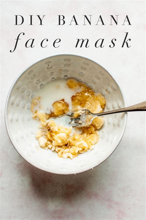 Diy Banana Face Mask A Thousand Lights