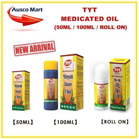 TYT HERBAL MEDICATED OIL 50ML 100ML ROLL ON Shopee Malaysia