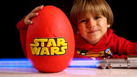 New STAR WARS Giant Play Doh Surprise Egg New Star Wars Surprise