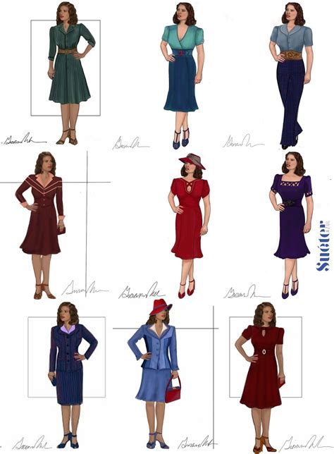 Figurinos da Agent Carter | Peggy carter costume, Agent carter costume ...