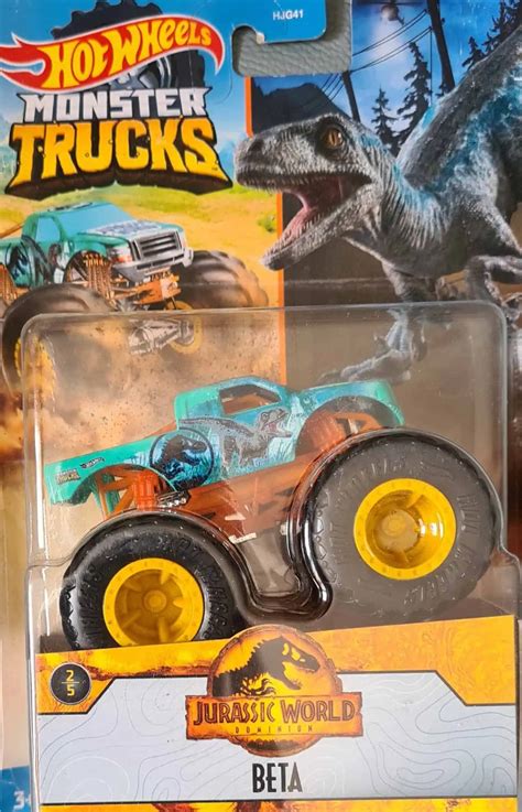 Hot Wheels Monster Trucks Jurassic World Dominion Beta Universo Hot Wheels