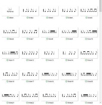 Rhythm of the Day - Level 4 and 5 Syncopation Rhythm Slides JPG | TPT