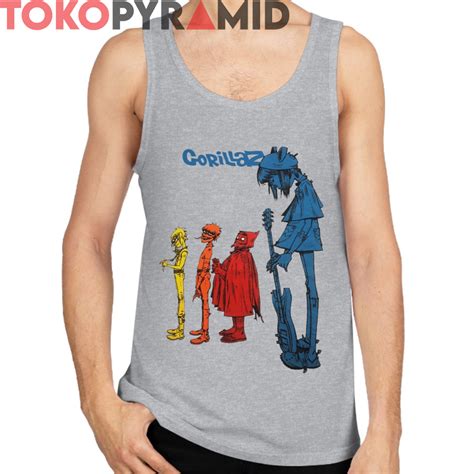 Rare Gorillaz Rock The House Shirt Tokopyramid