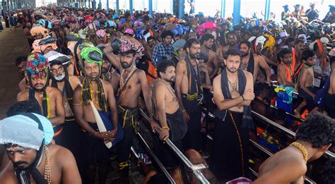 Sabarimala temple opened, high footfall on eve of pilgrimage season ...